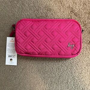 Lug brushed rosette pink coupe xl NWT